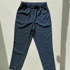 H&M Navy trousers with elastic waist